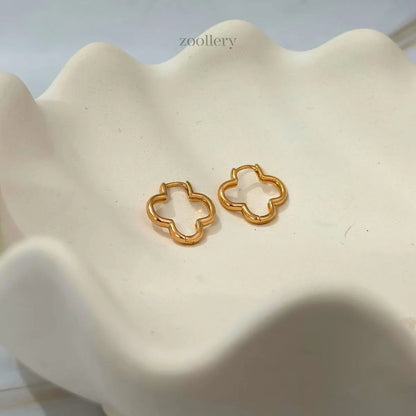 Clovelle Hoops (Champagne Gold)