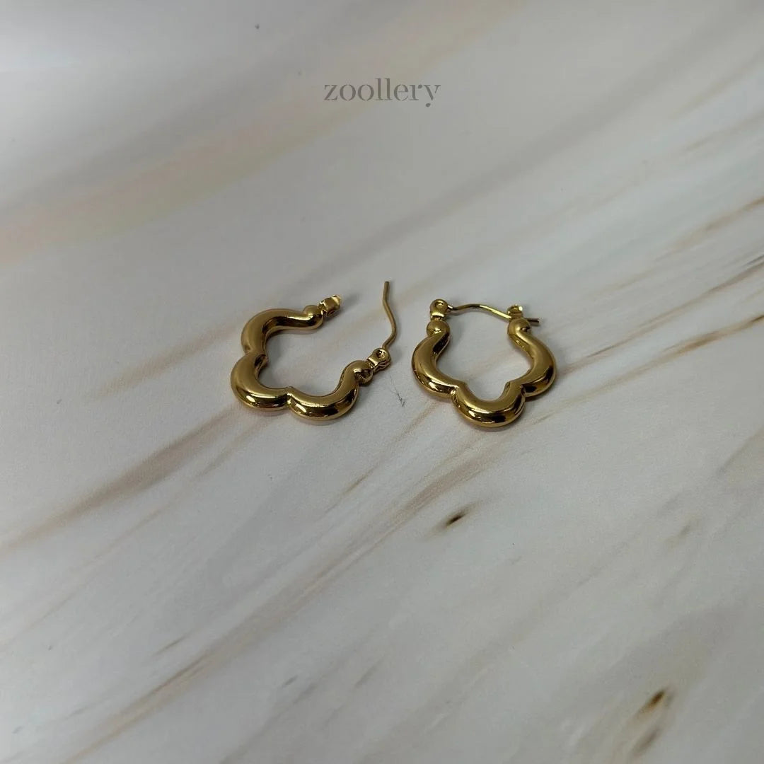 Serene Cloud Hoops