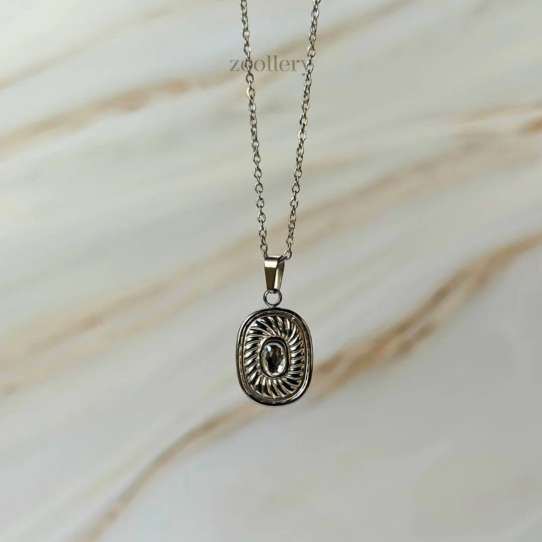 Silver Deco Necklace