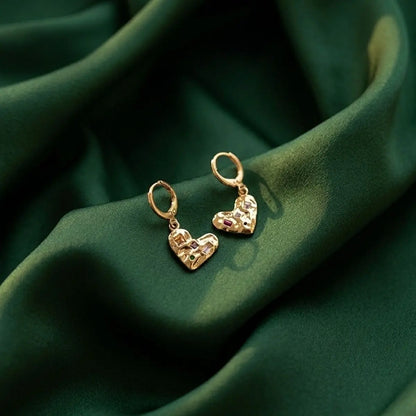 Confetti Heart Earrings