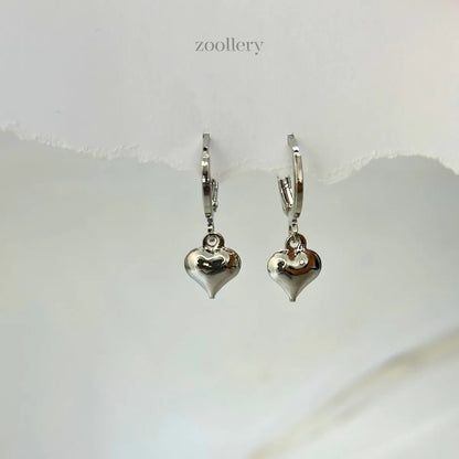 Puffy Hearts (Silver)