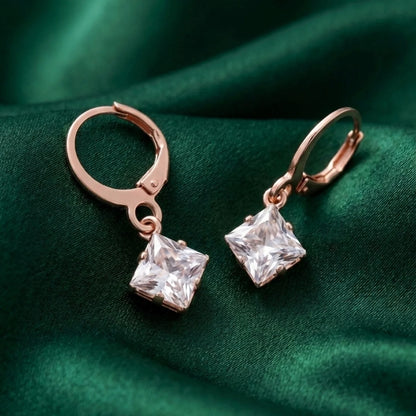 Glimmer Cube Charm (Rose Gold)