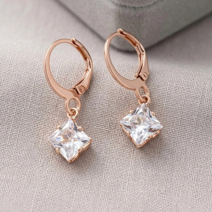 Glimmer Cube Charm (Rose Gold)