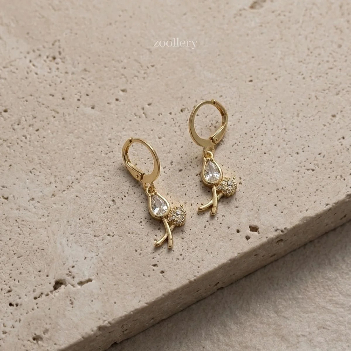 Golden Tulip Charms