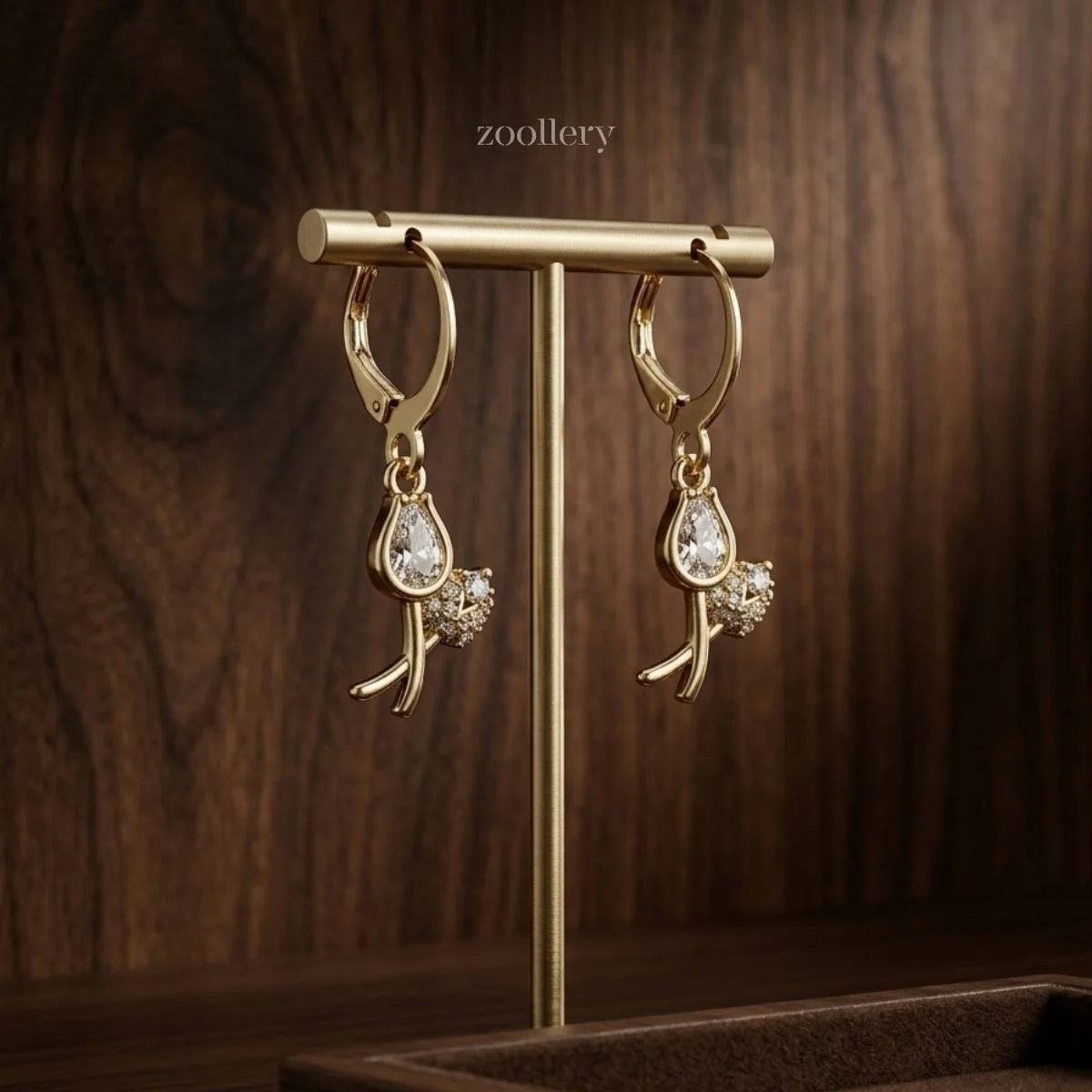 Golden Tulip Charms