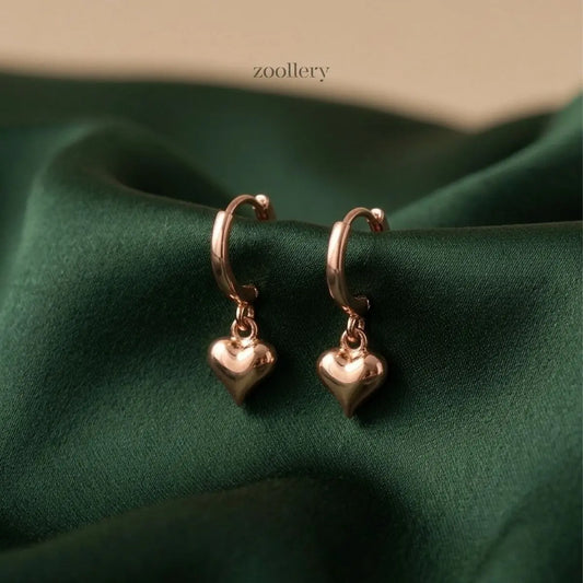 Puffy Hearts (Rose Gold)