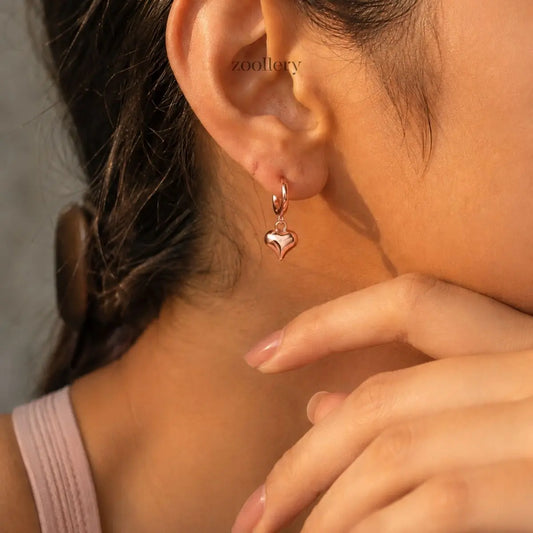 Puffy Hearts (Rose Gold)