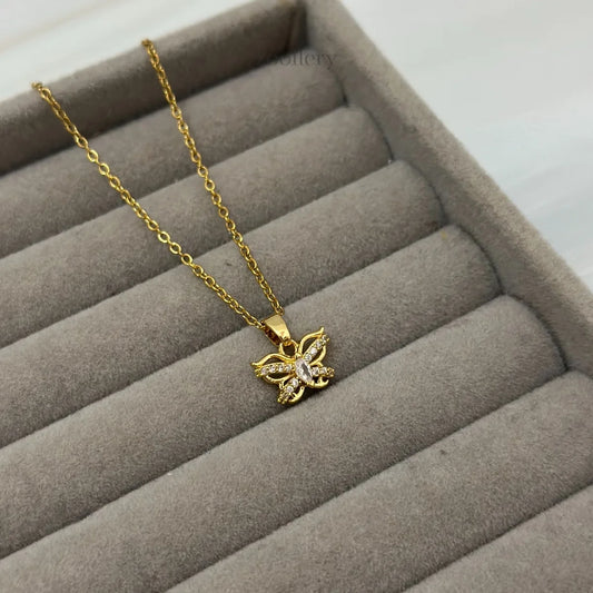 Dainty Wing Necklace