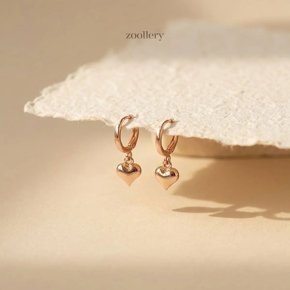 Puffy Hearts (Rose Gold)