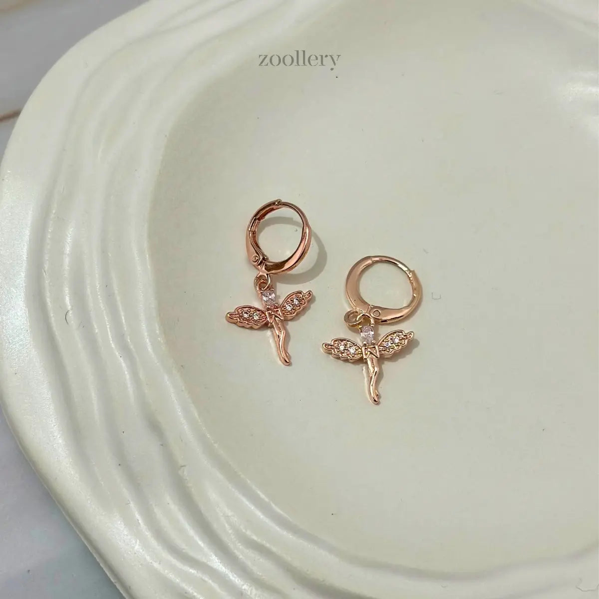 Angel Whisper Charm (Rose Gold)