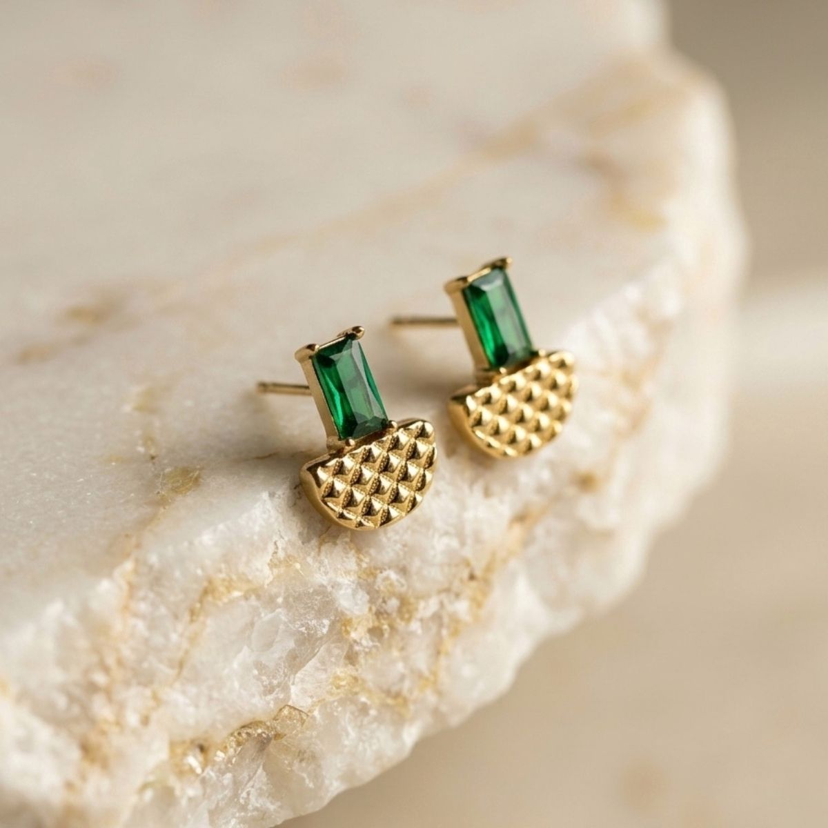 Jade Arch Studs
