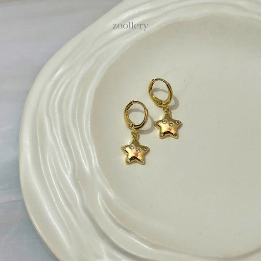 Dewy Star Earrings