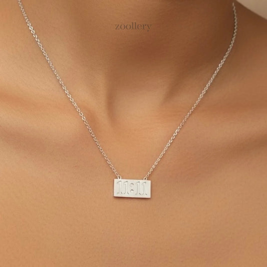 11:11 Wish Necklace (Silver)