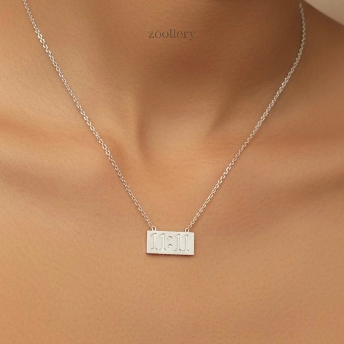 11:11 Wish Necklace (Silver)