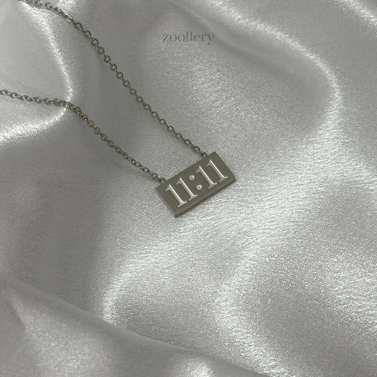 11:11 Wish Necklace (Silver)