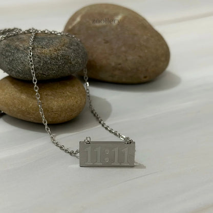 11:11 Wish Necklace (Silver)