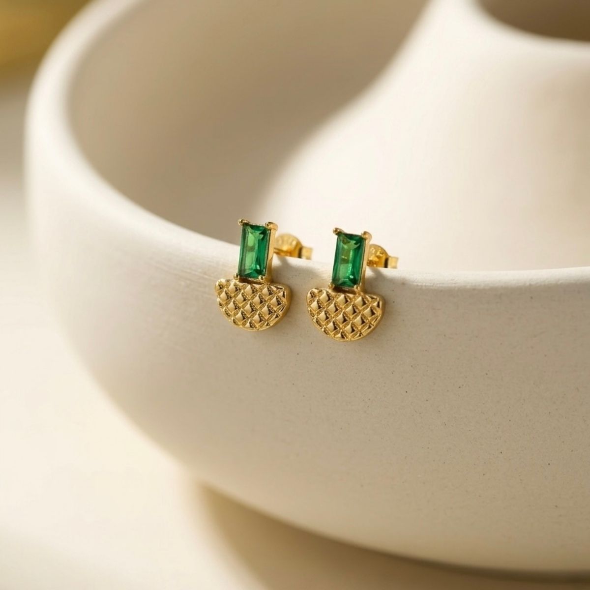 Jade Arch Studs