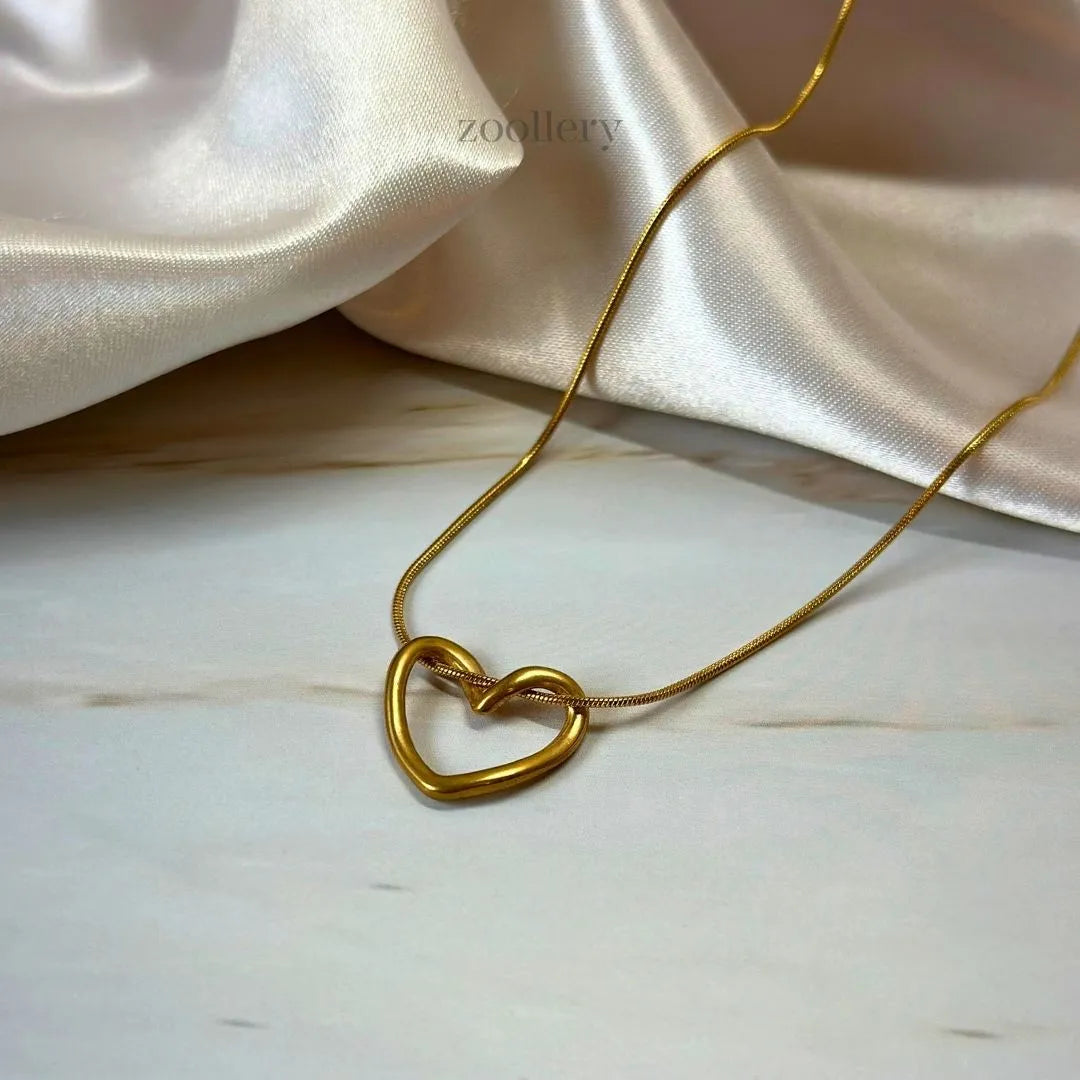 Open Heart Necklace