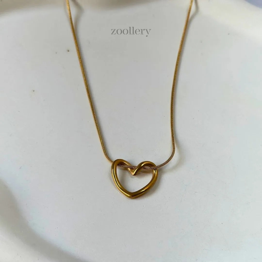 Open Heart Necklace