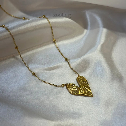 Sculpted Heart Necklace