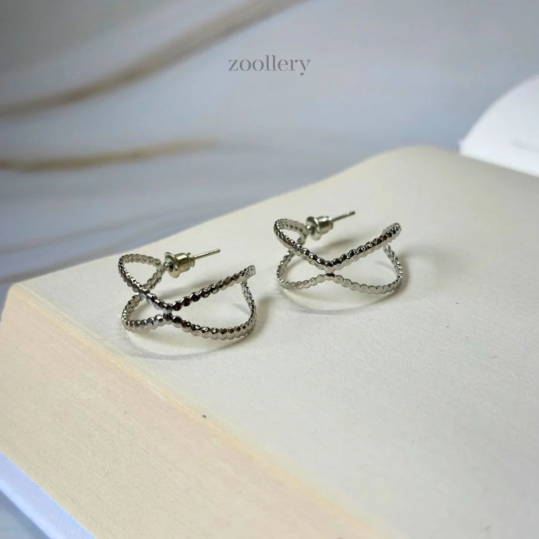 Crosswave Earrings