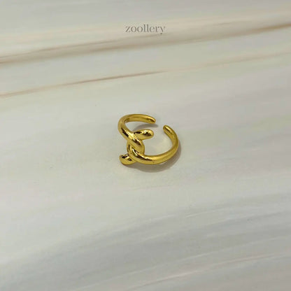 Golden Tangle Ring