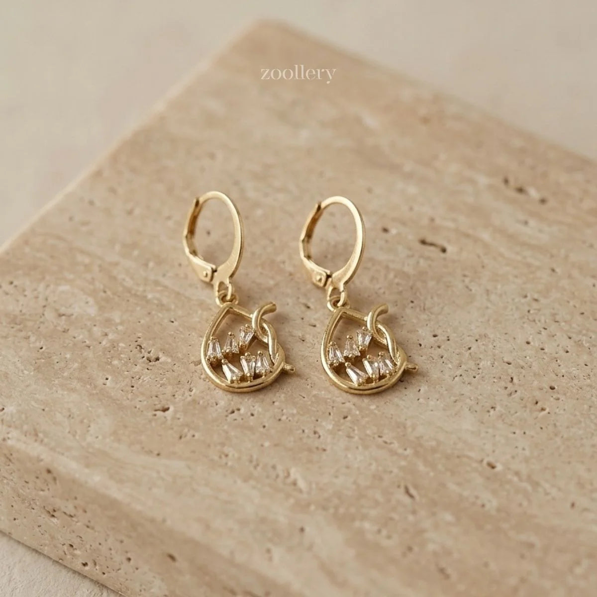 Gilded Grotto Drops (Gold)