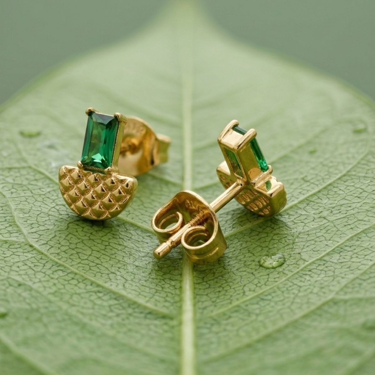 Jade Arch Studs