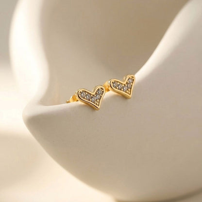 Petit Heart Studs