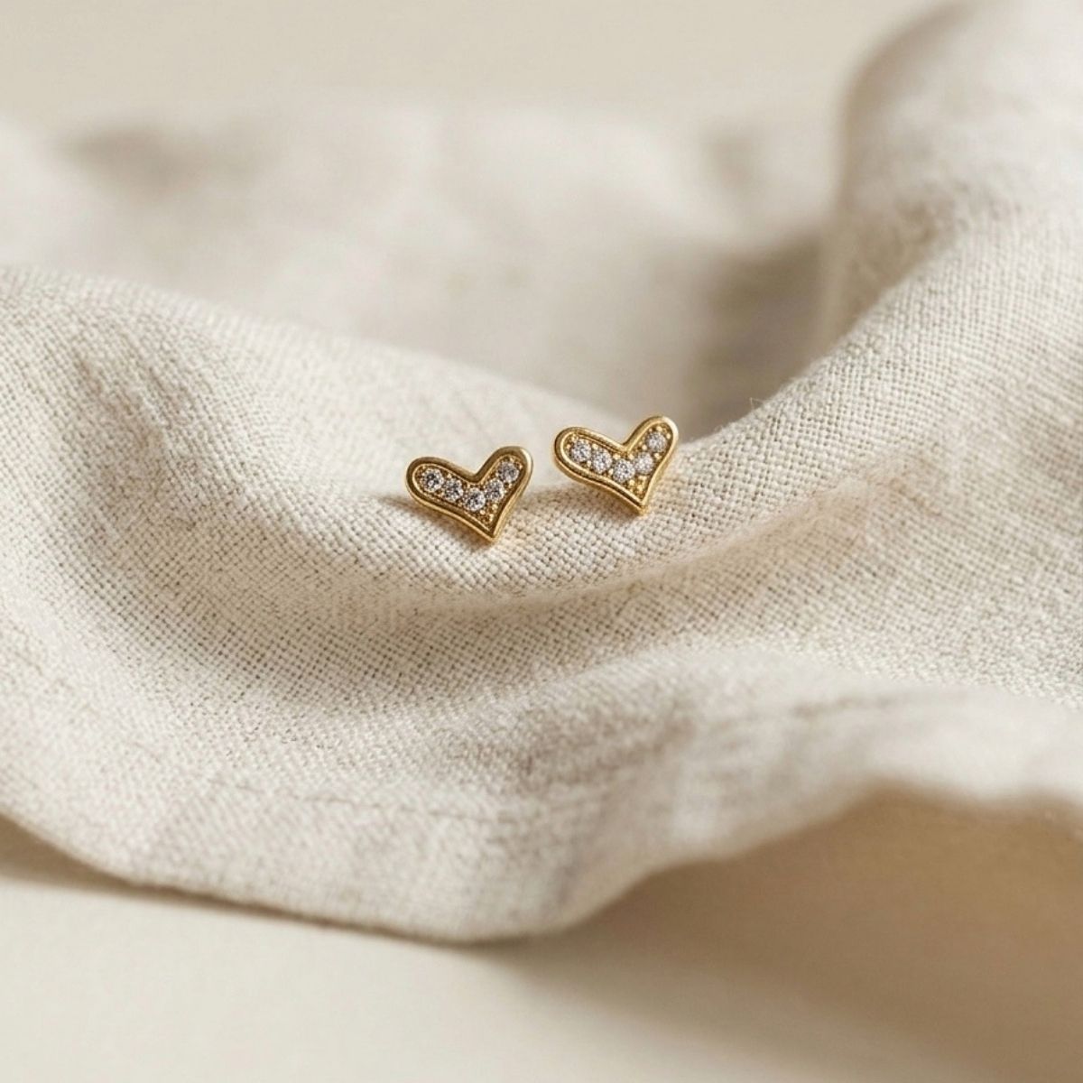 Petit Heart Studs