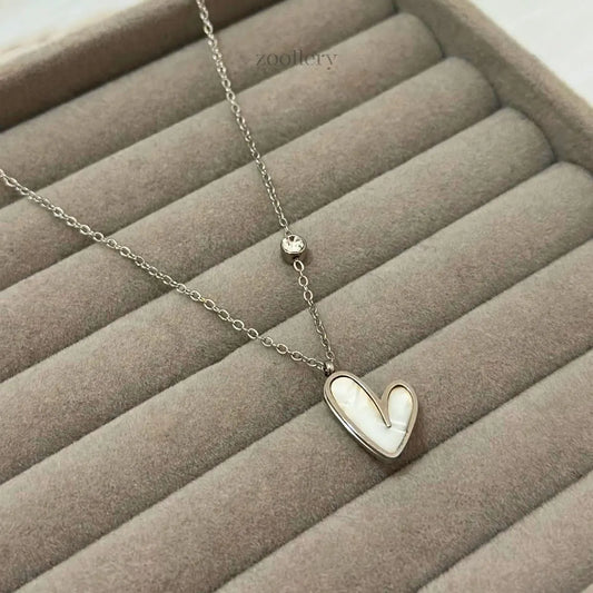 White Love Necklace