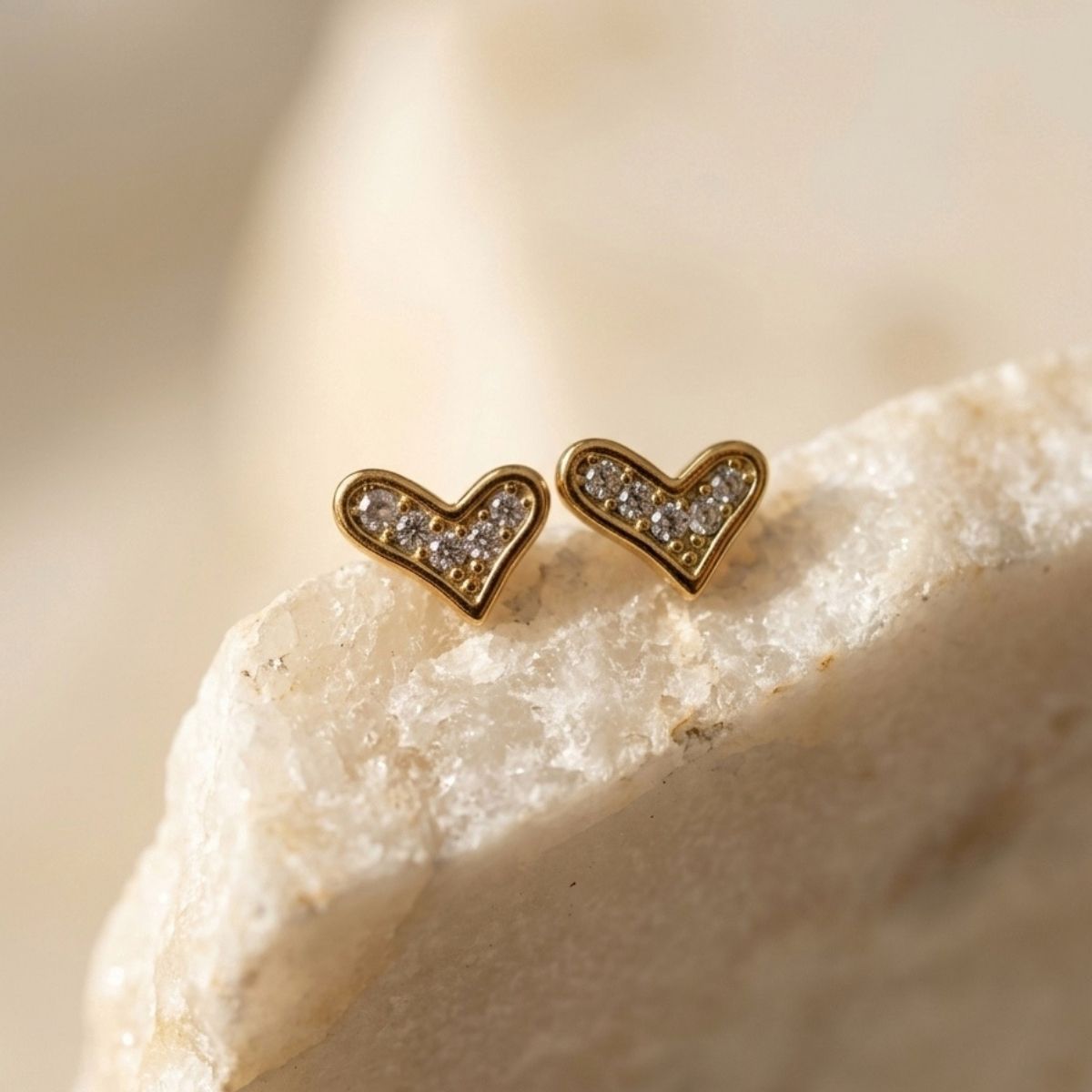 Petit Heart Studs