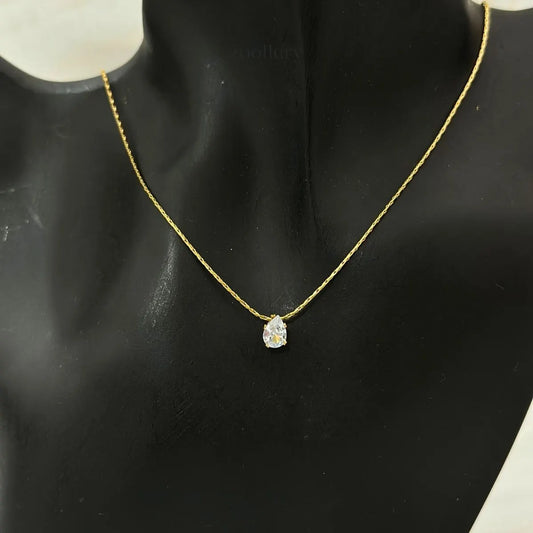 Sunlit Teardrop Necklace