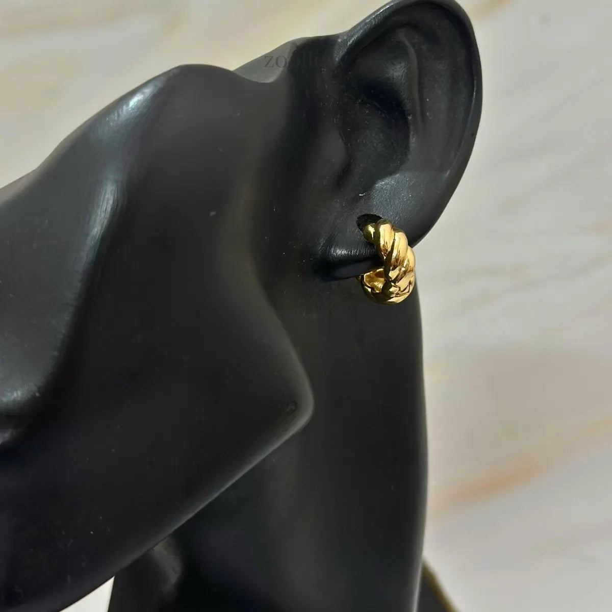 Curly Muse Hoops (Gold)