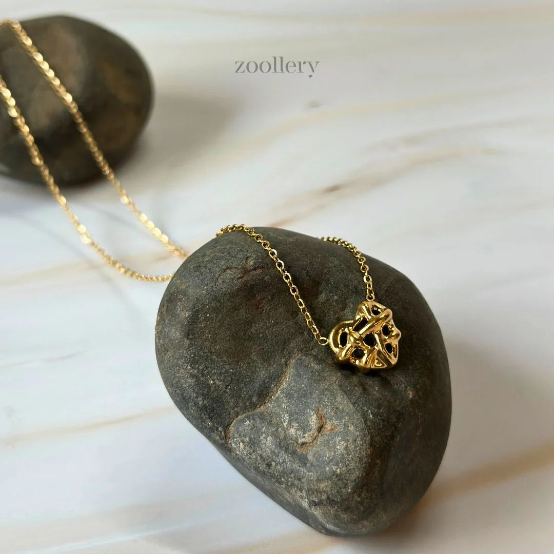 Laced Heart Necklace