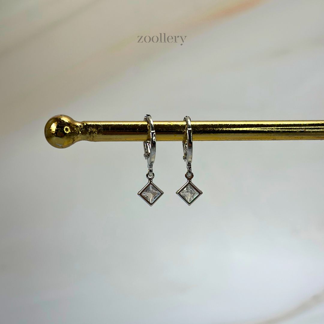 Light Square Dangle (Silver)