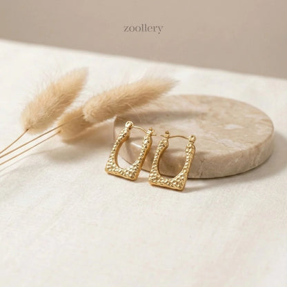 Textured Frame Hoops