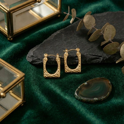 Textured Frame Hoops