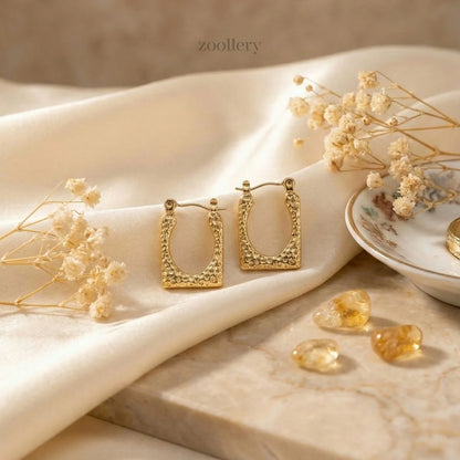 Textured Frame Hoops