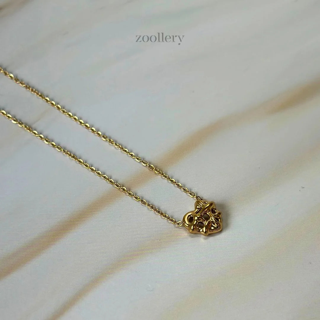 Laced Heart Necklace