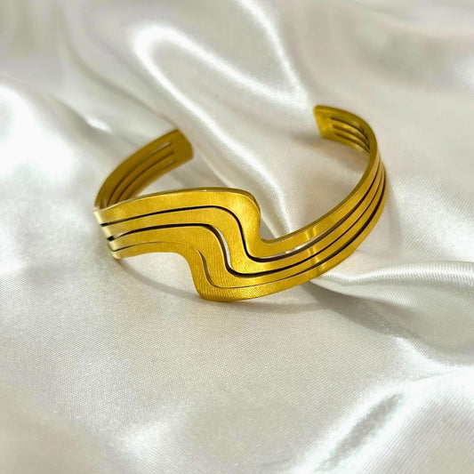 Golden Flow Cuff