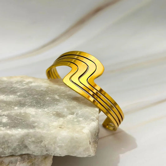 Golden Flow Cuff
