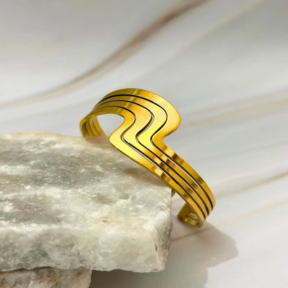 Golden Flow Cuff