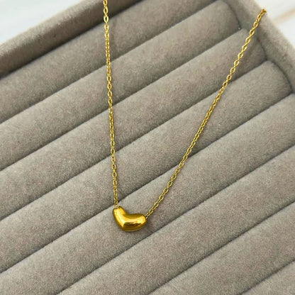 Golden Pebble Pendant