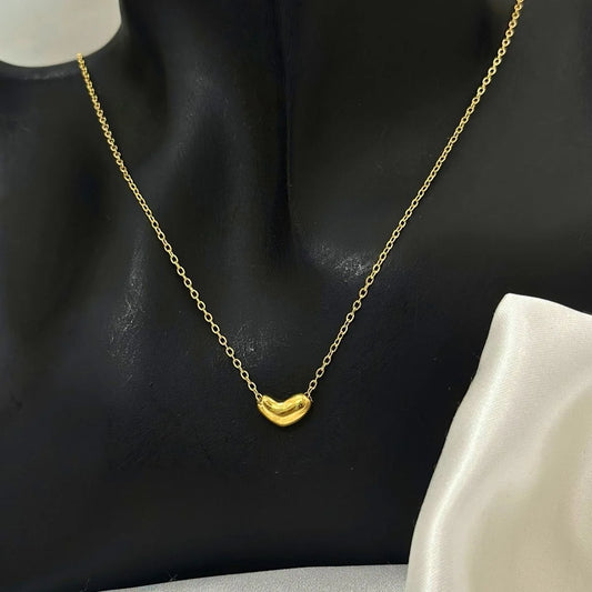 Golden Pebble Pendant
