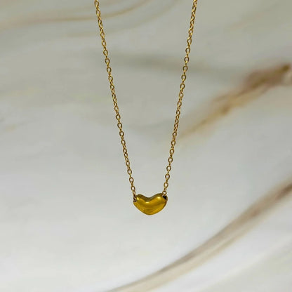 Golden Pebble Pendant