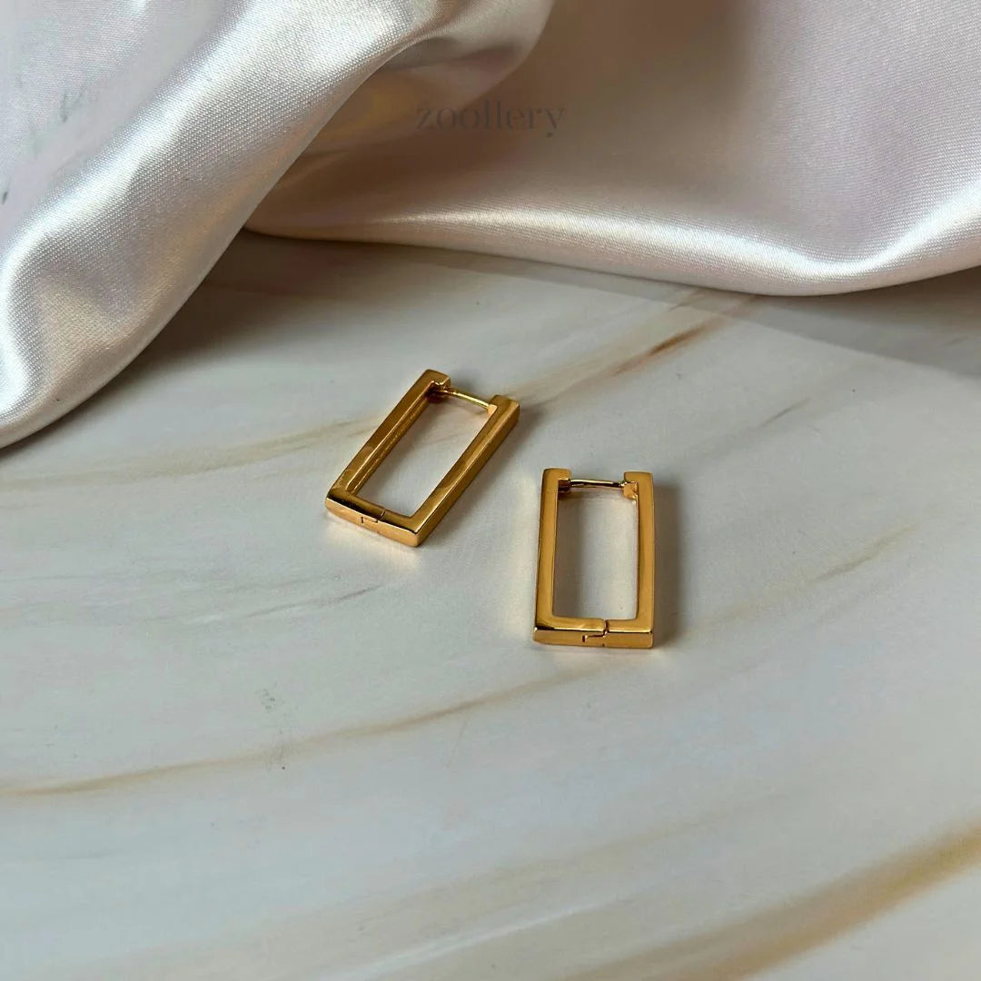 Rectangle Frame Earrings