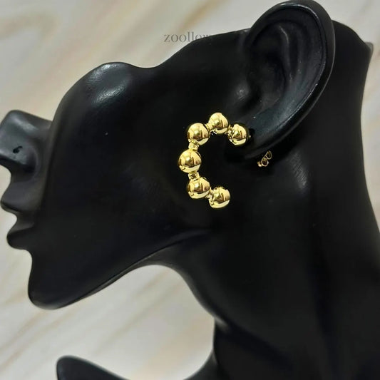 Bold Bead Hoops