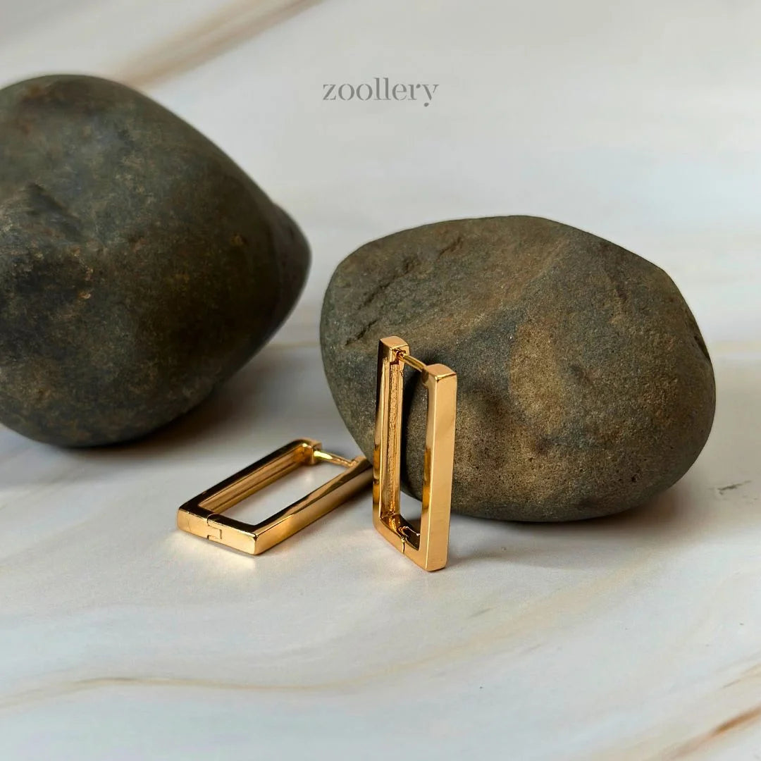 Rectangle Frame Earrings