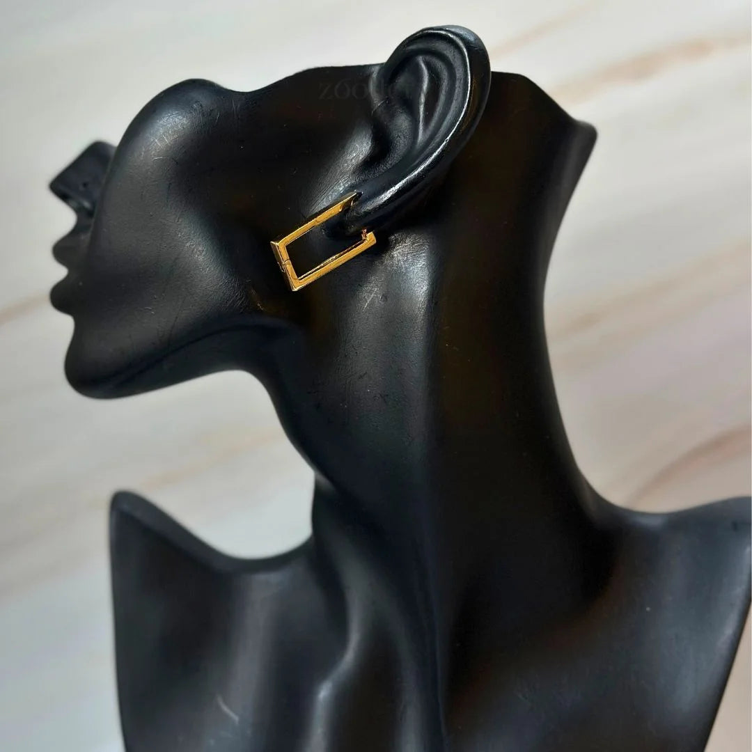 Rectangle Frame Earrings